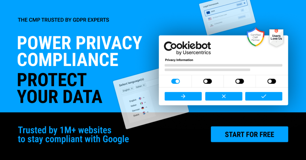 Configurar Cookiebot gratis