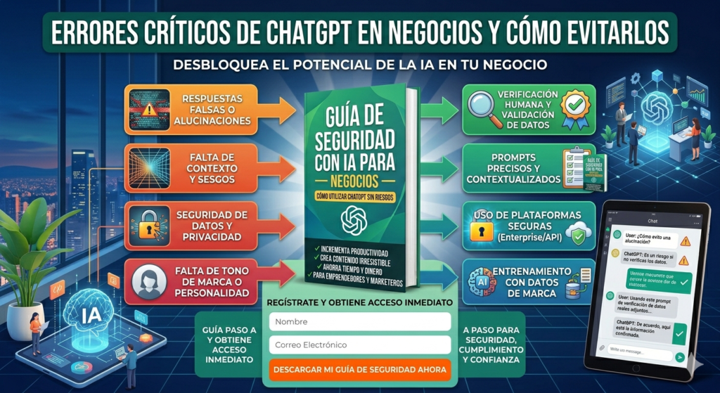 "errores comunes al usar chatgpt para negocios y cómo evitarlos"