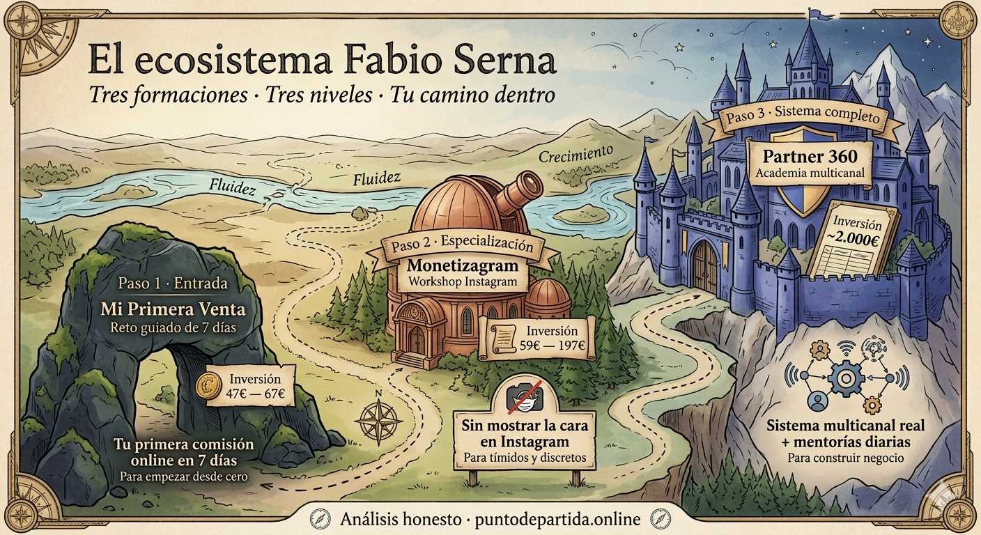 Tres formaciones de Fabio Serna comparativa 2026