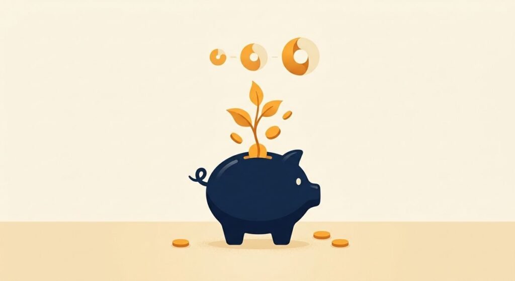 Cuánto dinero necesitas para empezar a invertir: hucha con una planta creciendo