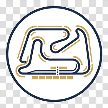 Icono de circuito de carreras representando la Clase 1, Los 3 circuitos