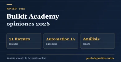 Buildt Academy opiniones 2026: análisis del curso Automation IA Manager
