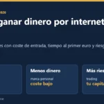 Cómo ganar dinero por internet sin humo: 6 caminos reales con coste, tiempo al primer euro y riesgo
