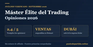 Máster Élite del Trading opiniones 2026: Trustpilot 2,4, ventas suspendidas y sede en Dubái