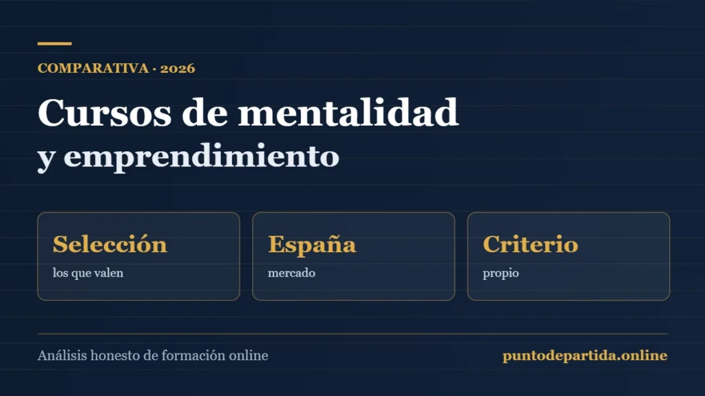 Mejores cursos de mentalidad y emprendimiento en España en 2026