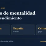 Mejores cursos de mentalidad y emprendimiento en España en 2026