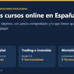 Mejores cursos online en España 2026: 14 formaciones analizadas por objetivo, con precio comprobado