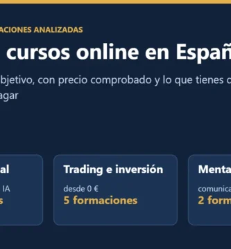 Mejores cursos online en España 2026: 14 formaciones analizadas por objetivo, con precio comprobado