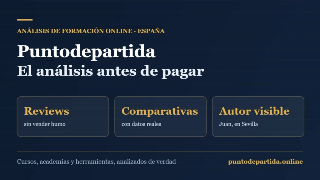 Puntodepartida.online, blog de análisis y comparativas de formaciones online en España