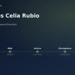 Línea de trayectoria de Celia Rubio: de enfermera a divulgadora financiera y fundadora de la Academia de Inversión