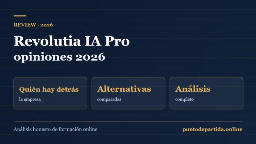 Revolutia IA Pro opiniones 2026: análisis completo y quién está detrás