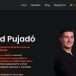 Armand Pujadó, cofundador de CenteIA, en la página oficial de la academia